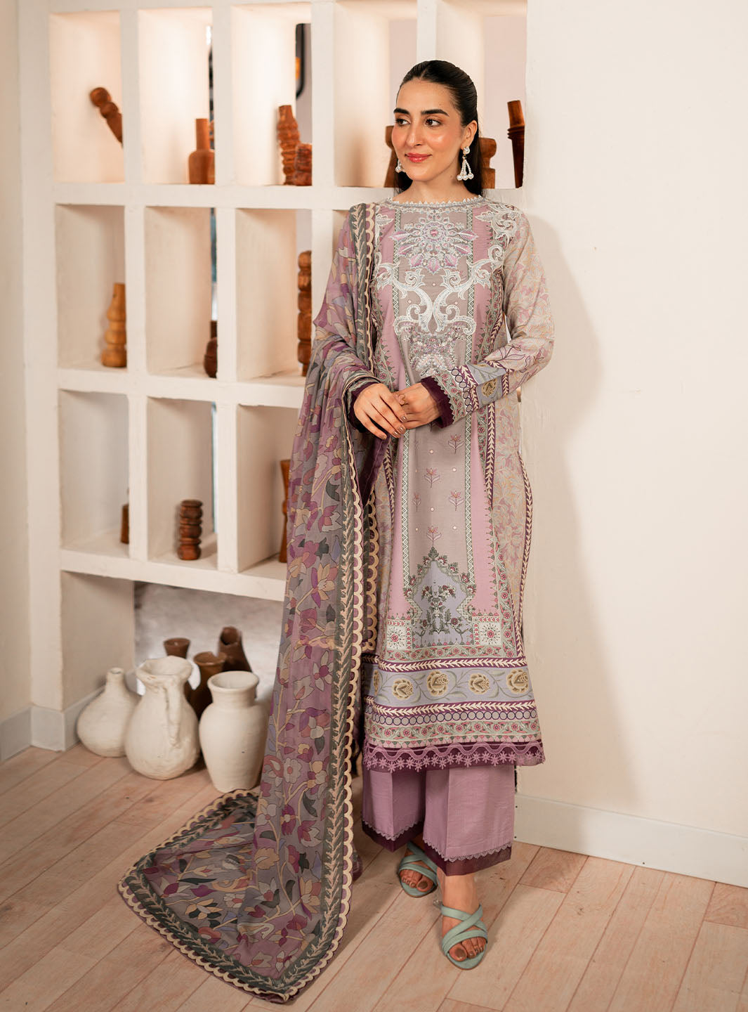 Roheenaz | Selene Fall 24 | Lavender - Official Roheenaz stockist in UK - Sakeena London