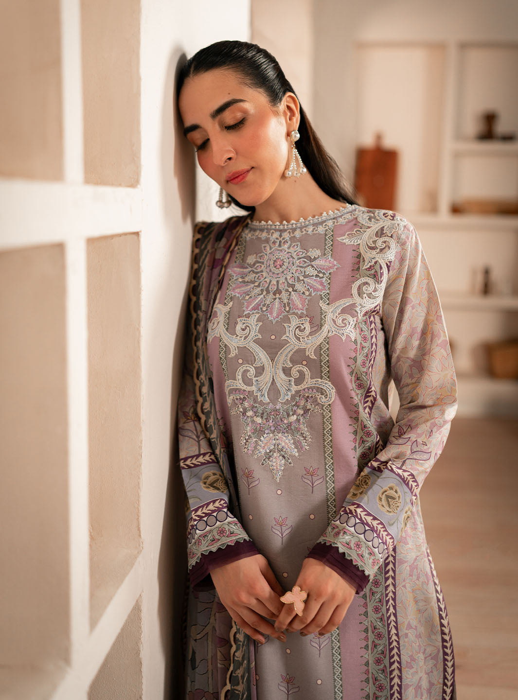 Roheenaz | Selene Fall 24 | Lavender - Official Roheenaz stockist in UK - Sakeena London