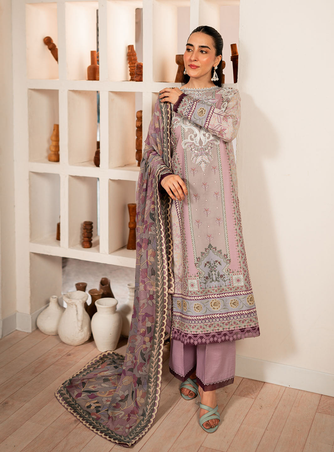 Roheenaz | Selene Fall 24 | Lavender - Official Roheenaz stockist in UK - Sakeena London