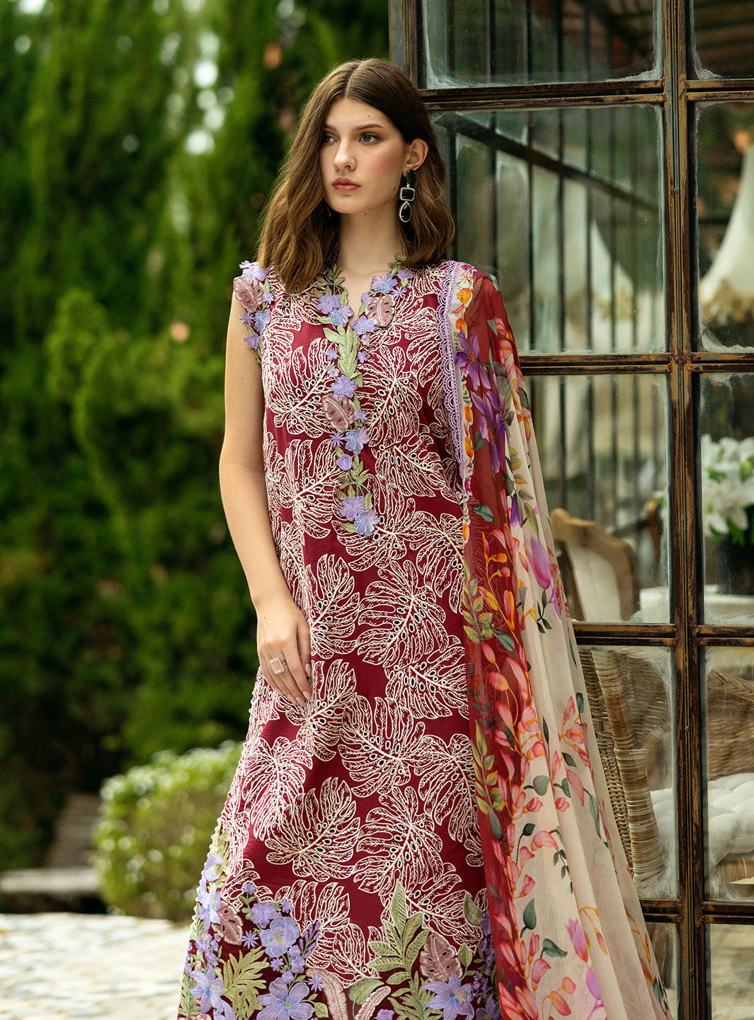 Roheenaz | Flanerie Lawn 25 | Gabriella-3A - Official Roheenaz stockist in UK - Sakeena London