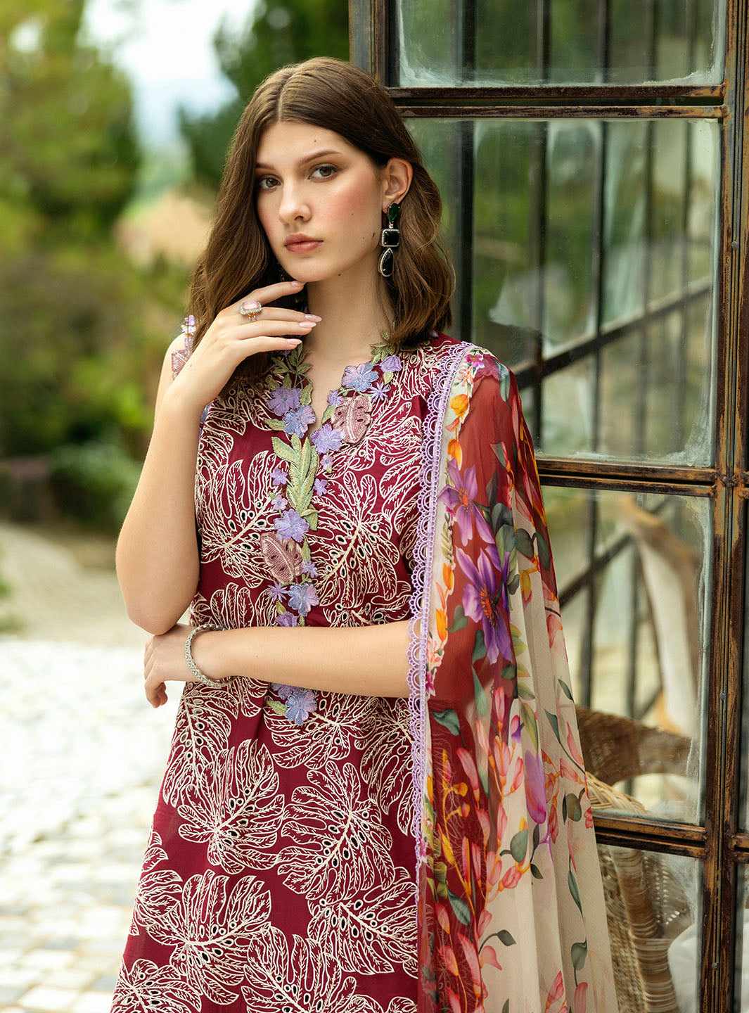 Roheenaz | Flanerie Lawn 25 | Gabriella-3A - Official Roheenaz stockist in UK - Sakeena London