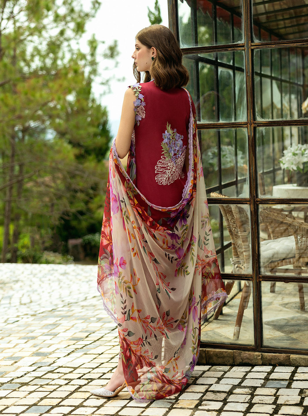 Roheenaz | Flanerie Lawn 25 | Gabriella-3A - Official Roheenaz stockist in UK - Sakeena London
