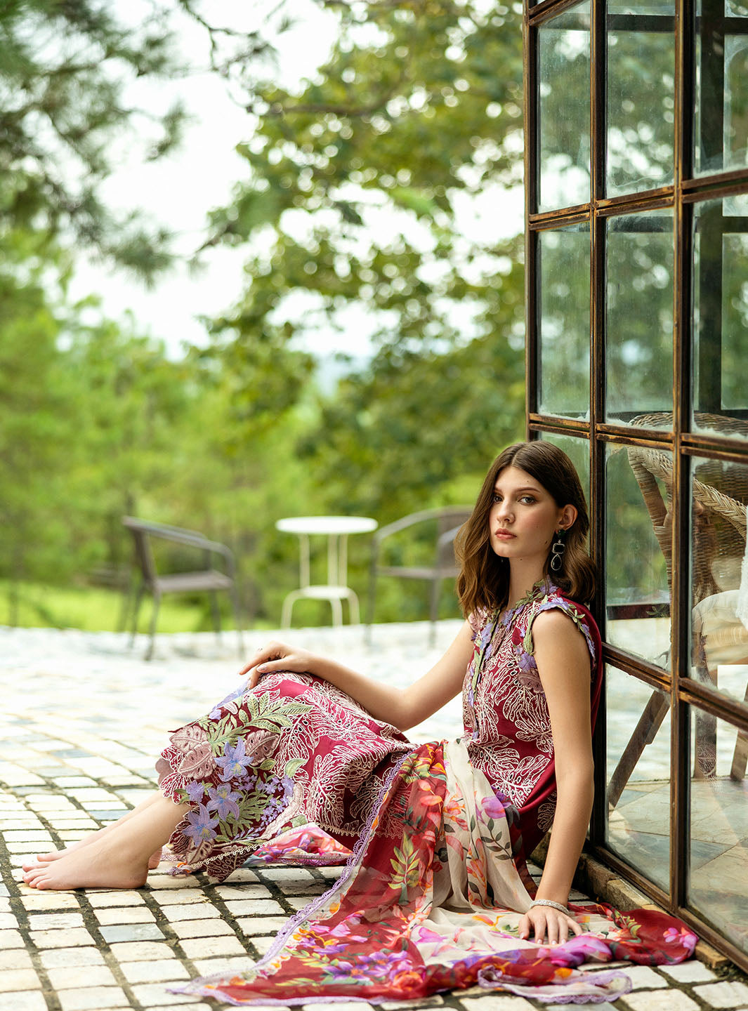 Roheenaz | Flanerie Lawn 25 | Gabriella-3A - Official Roheenaz stockist in UK - Sakeena London