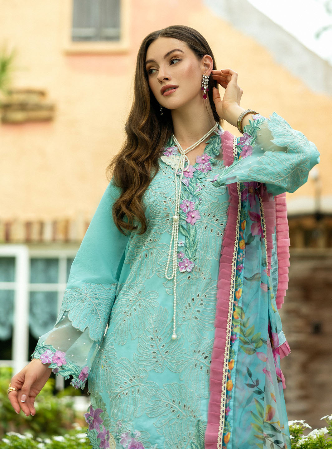 Roheenaz | Flanerie Lawn 25 | Helene-3B - Official Roheenaz stockist in UK - Sakeena London