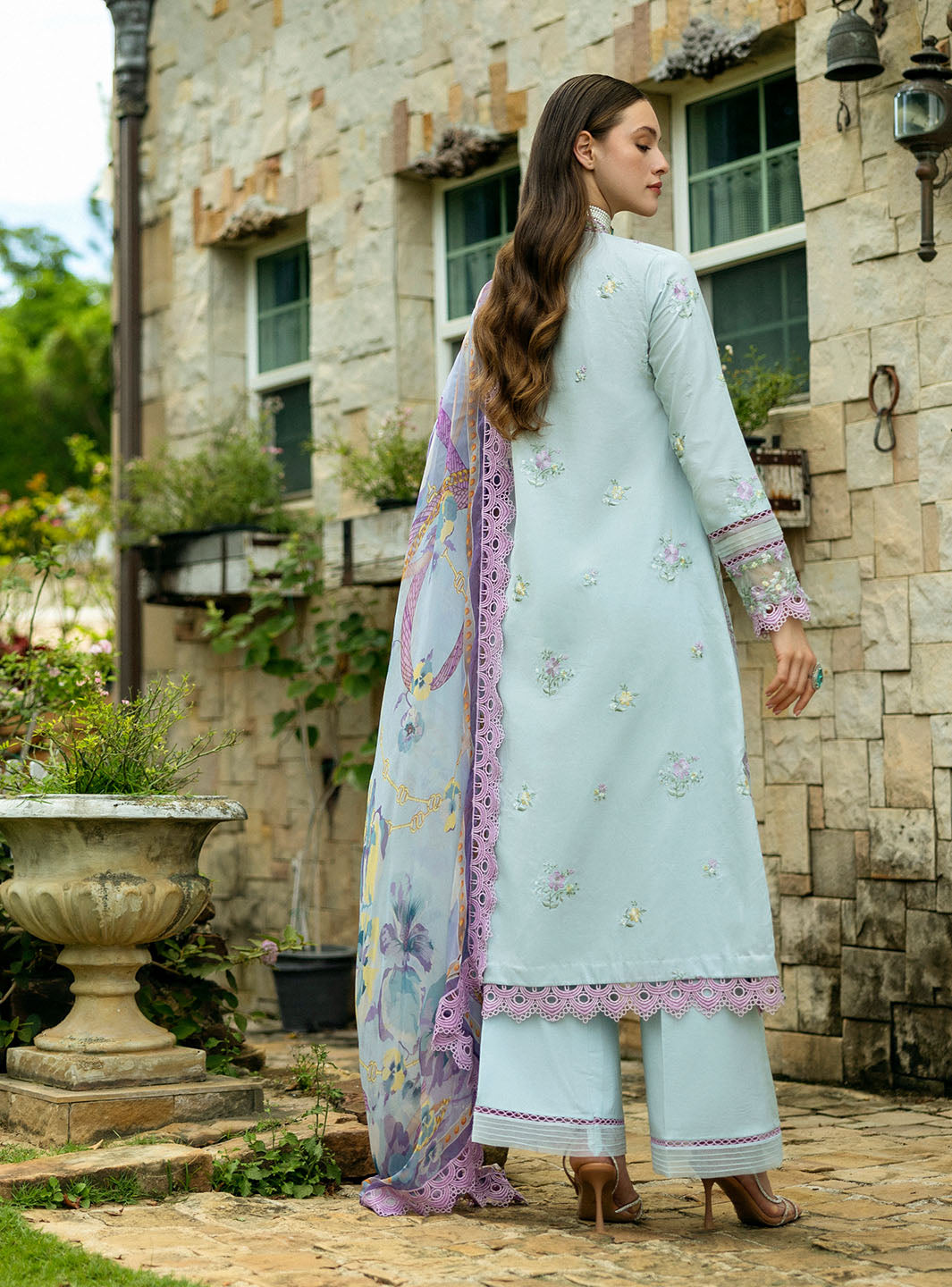 Roheenaz | Flanerie Lawn 25 | Emilie-4B - Official Roheenaz stockist in UK - Sakeena London