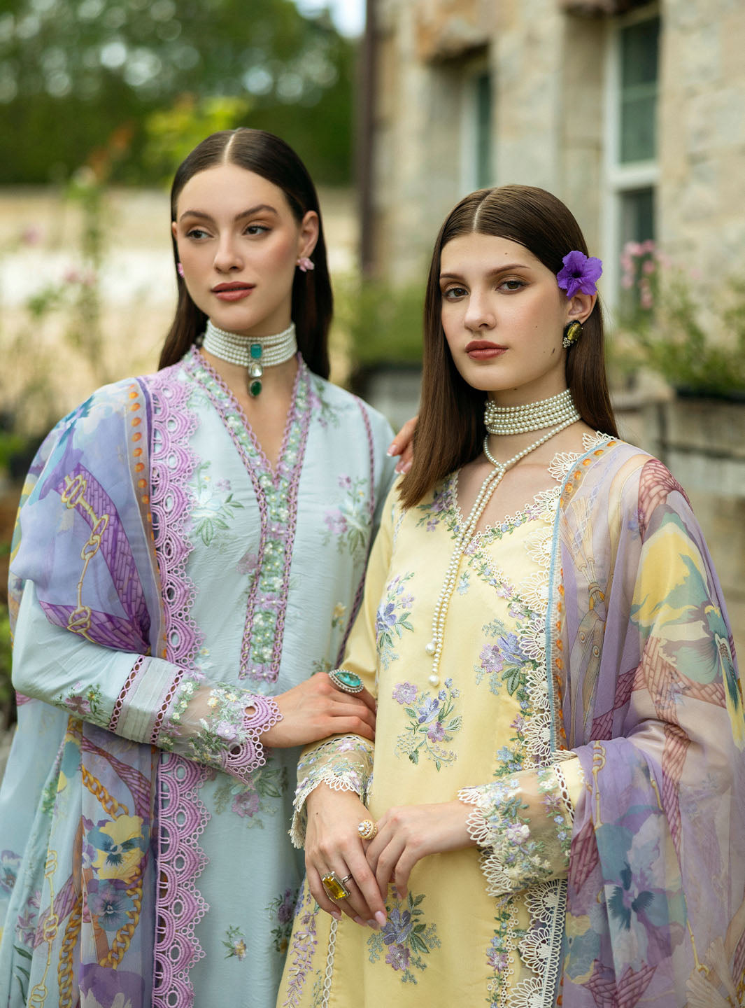 Roheenaz | Flanerie Lawn 25 | Emilie-4B - Official Roheenaz stockist in UK - Sakeena London