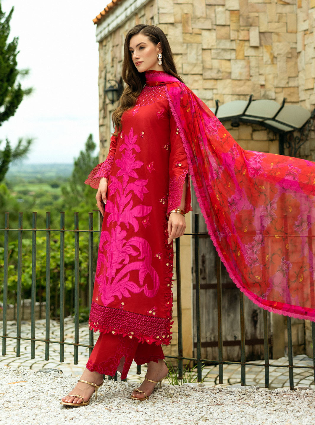 Roheenaz | Flanerie Lawn 25 | Estelle-5A - Official Roheenaz stockist in UK - Sakeena London