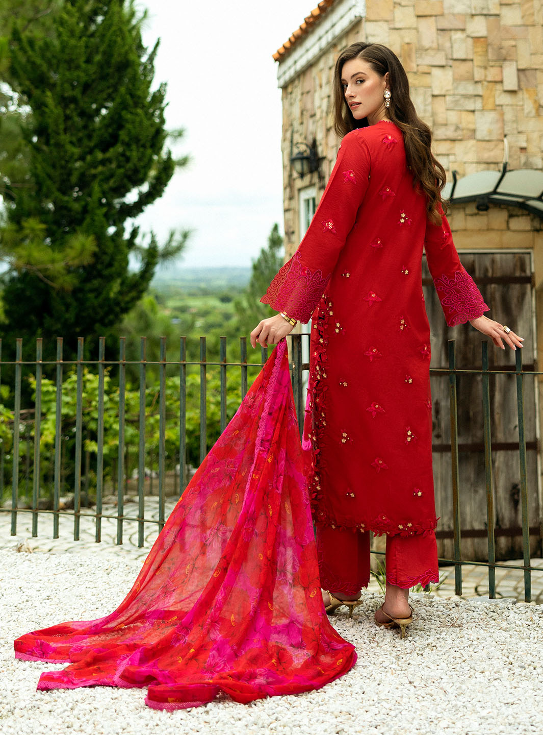Roheenaz | Flanerie Lawn 25 | Estelle-5A - Official Roheenaz stockist in UK - Sakeena London