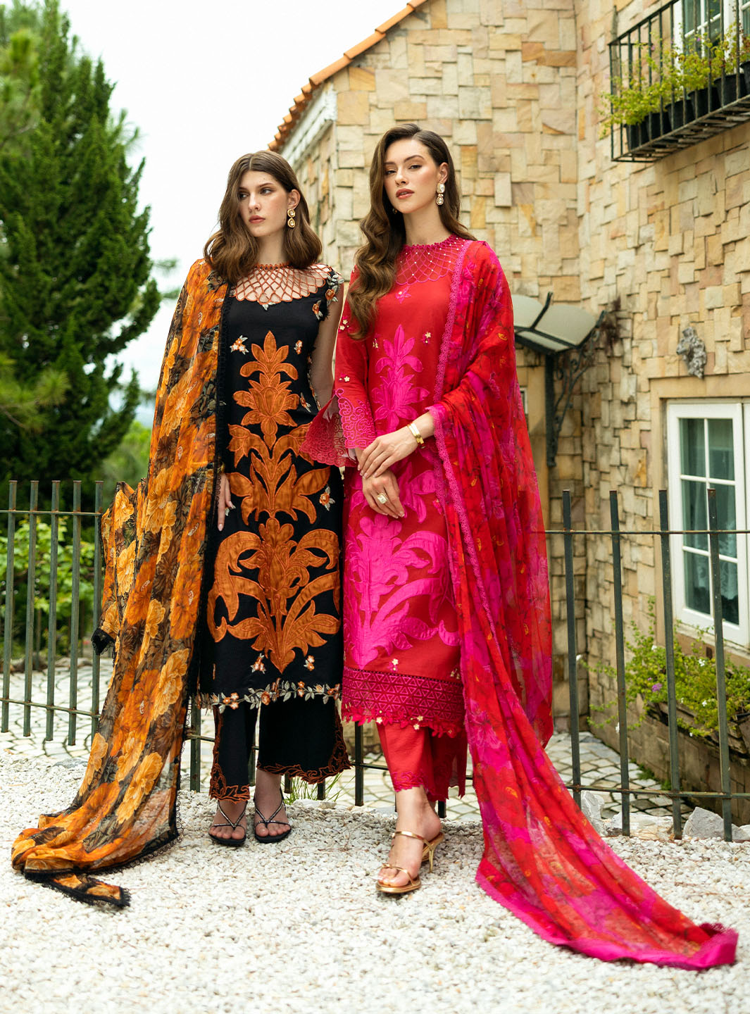 Roheenaz | Flanerie Lawn 25 | Claire-5B - Official Roheenaz stockist in UK - Sakeena London