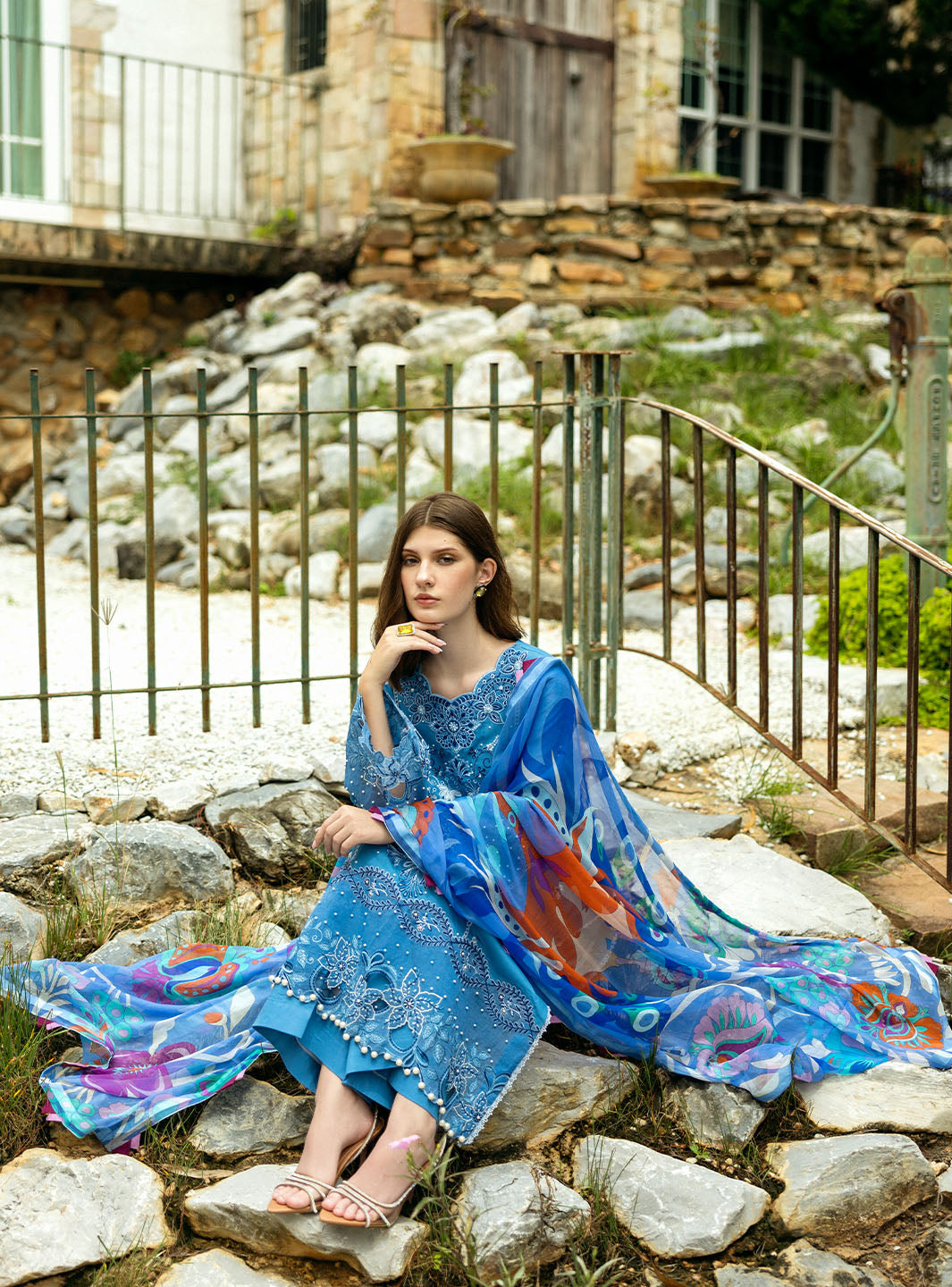 Roheenaz | Flanerie Lawn 25 | Noemi-6B - Official Roheenaz stockist in UK - Sakeena London
