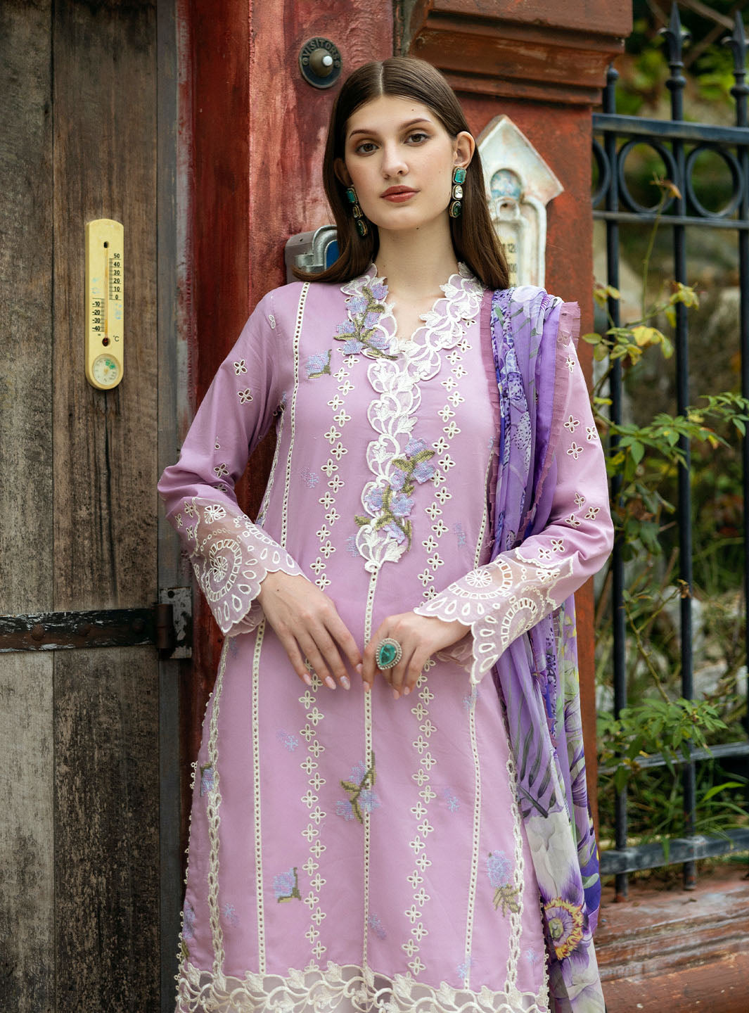Roheenaz | Flanerie Lawn 25 | Ines-7A - Official Roheenaz stockist in UK - Sakeena London