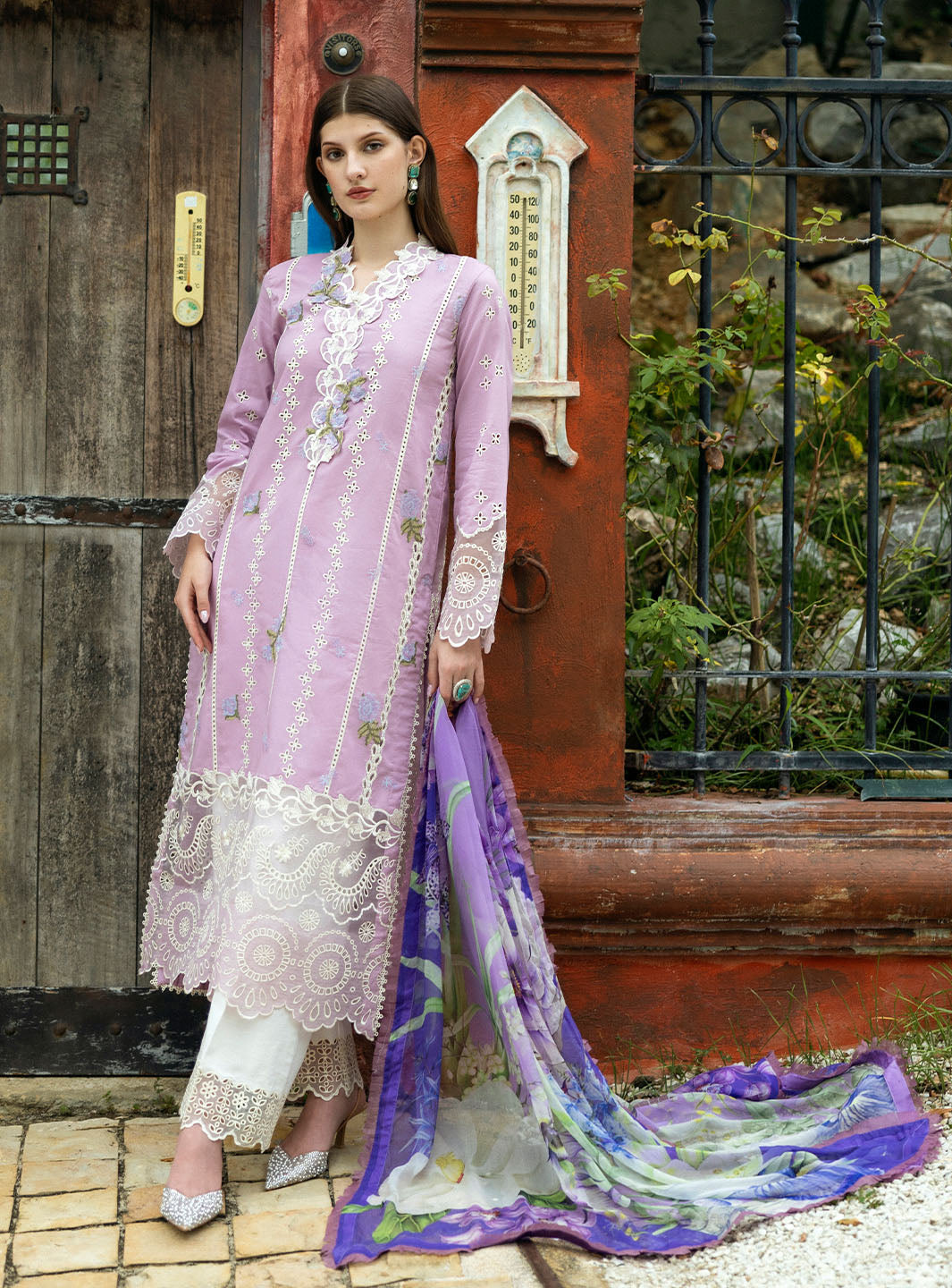 Roheenaz | Flanerie Lawn 25 | Ines-7A - Official Roheenaz stockist in UK - Sakeena London