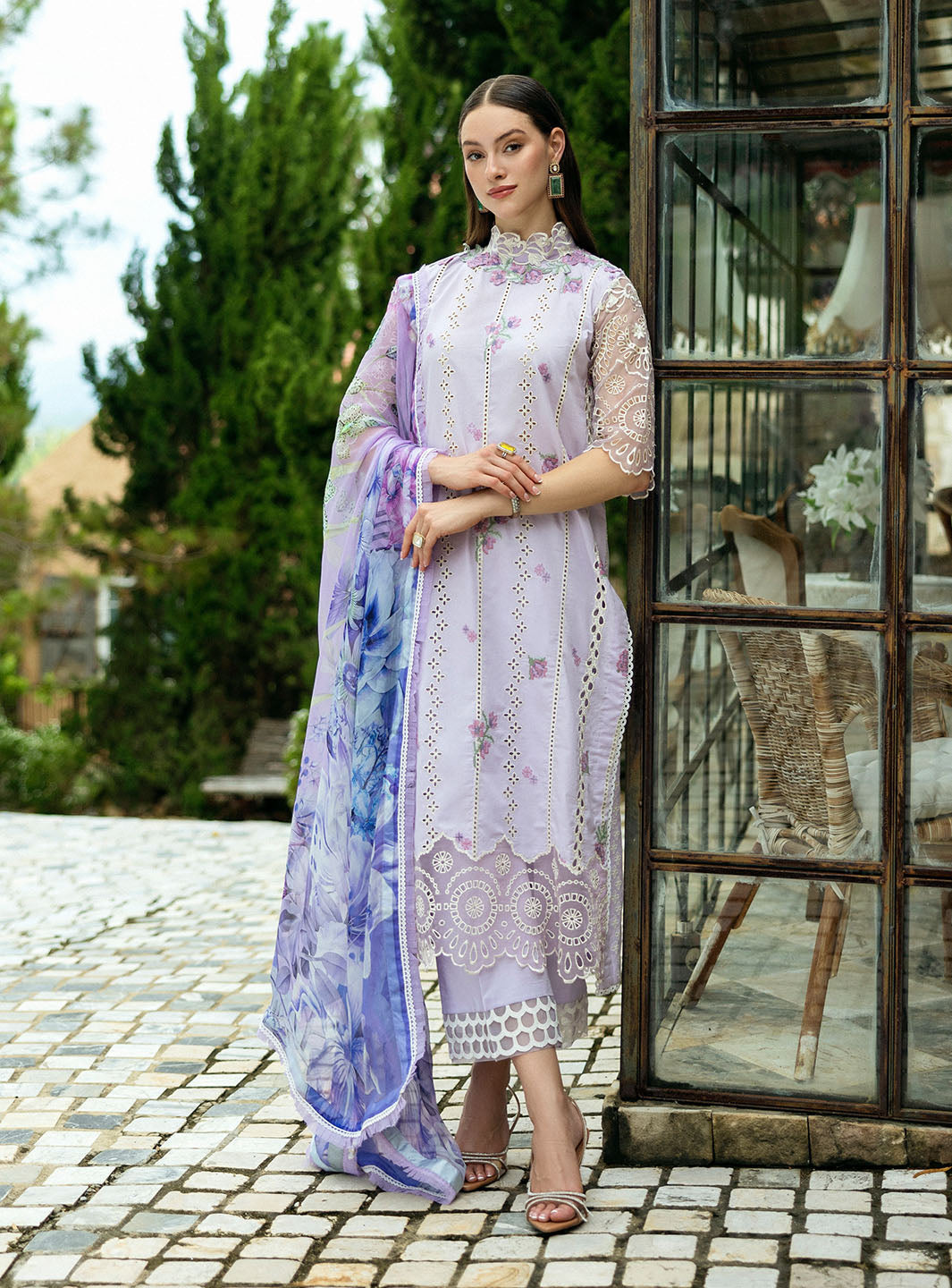 Roheenaz | Flanerie Lawn 25 | Elisa-7B - Official Roheenaz stockist in UK - Sakeena London