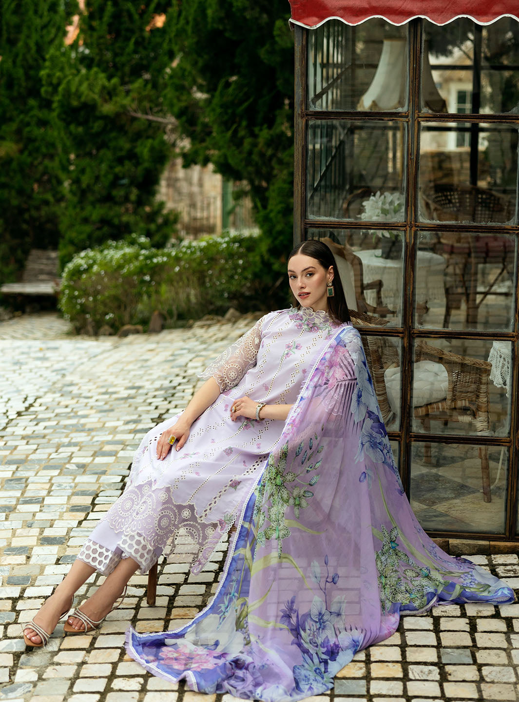 Roheenaz | Flanerie Lawn 25 | Elisa-7B - Official Roheenaz stockist in UK - Sakeena London