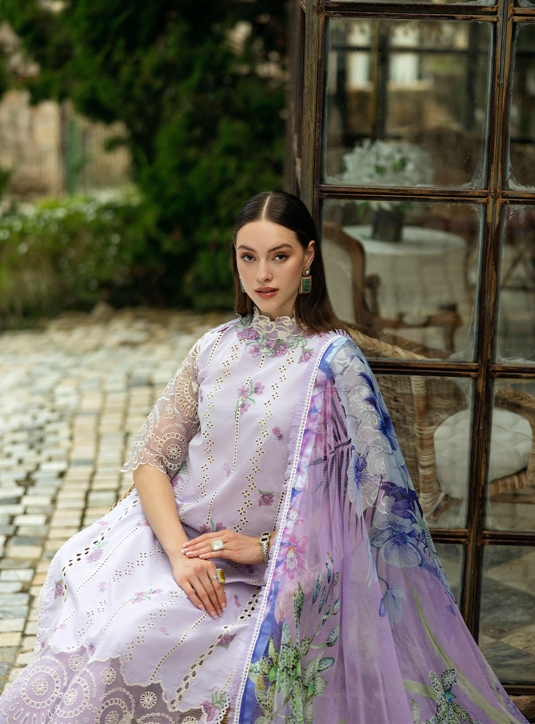 Roheenaz | Flanerie Lawn 25 | Elisa-7B - Official Roheenaz stockist in UK - Sakeena London