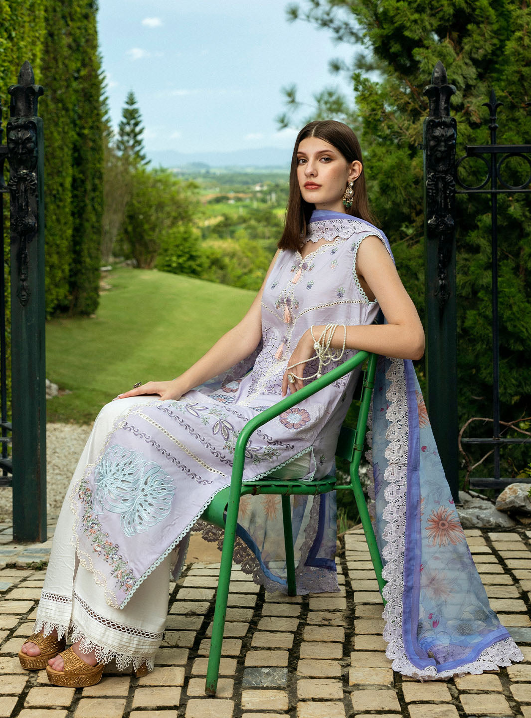 Roheenaz | Flanerie Lawn 25 | Juana-8B - Official Roheenaz stockist in UK - Sakeena London