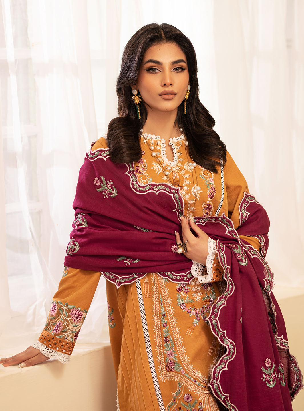 Roheenaz | Meraki Winter Collection | Saffron - Official Roheenaz stockist in UK - Sakeena London