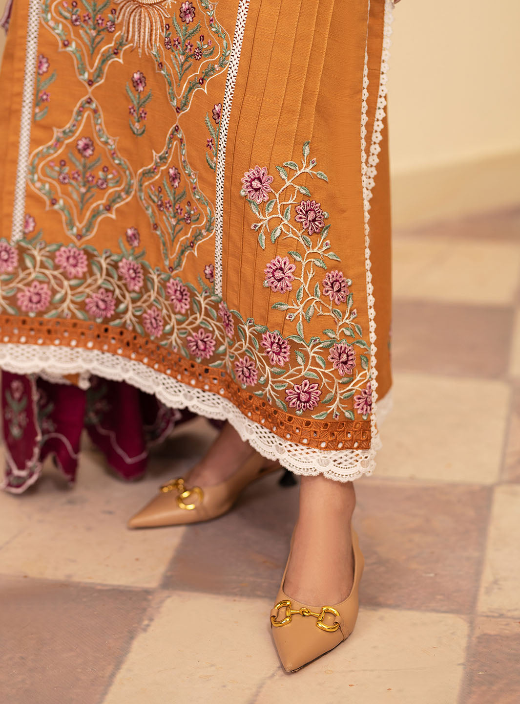 Roheenaz | Meraki Winter Collection | Saffron - Official Roheenaz stockist in UK - Sakeena London