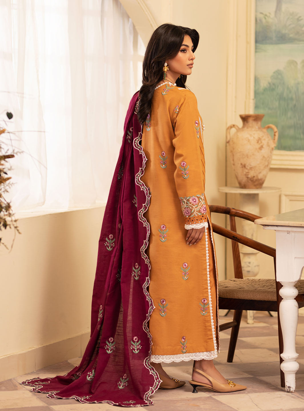Roheenaz | Meraki Winter Collection | Saffron - Official Roheenaz stockist in UK - Sakeena London