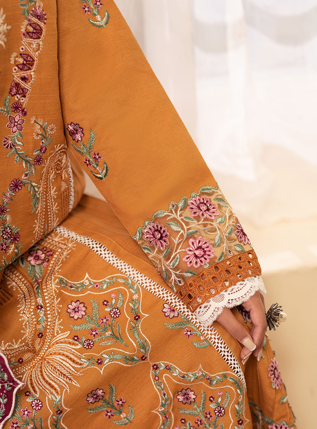Roheenaz | Meraki Winter Collection | Saffron - Official Roheenaz stockist in UK - Sakeena London