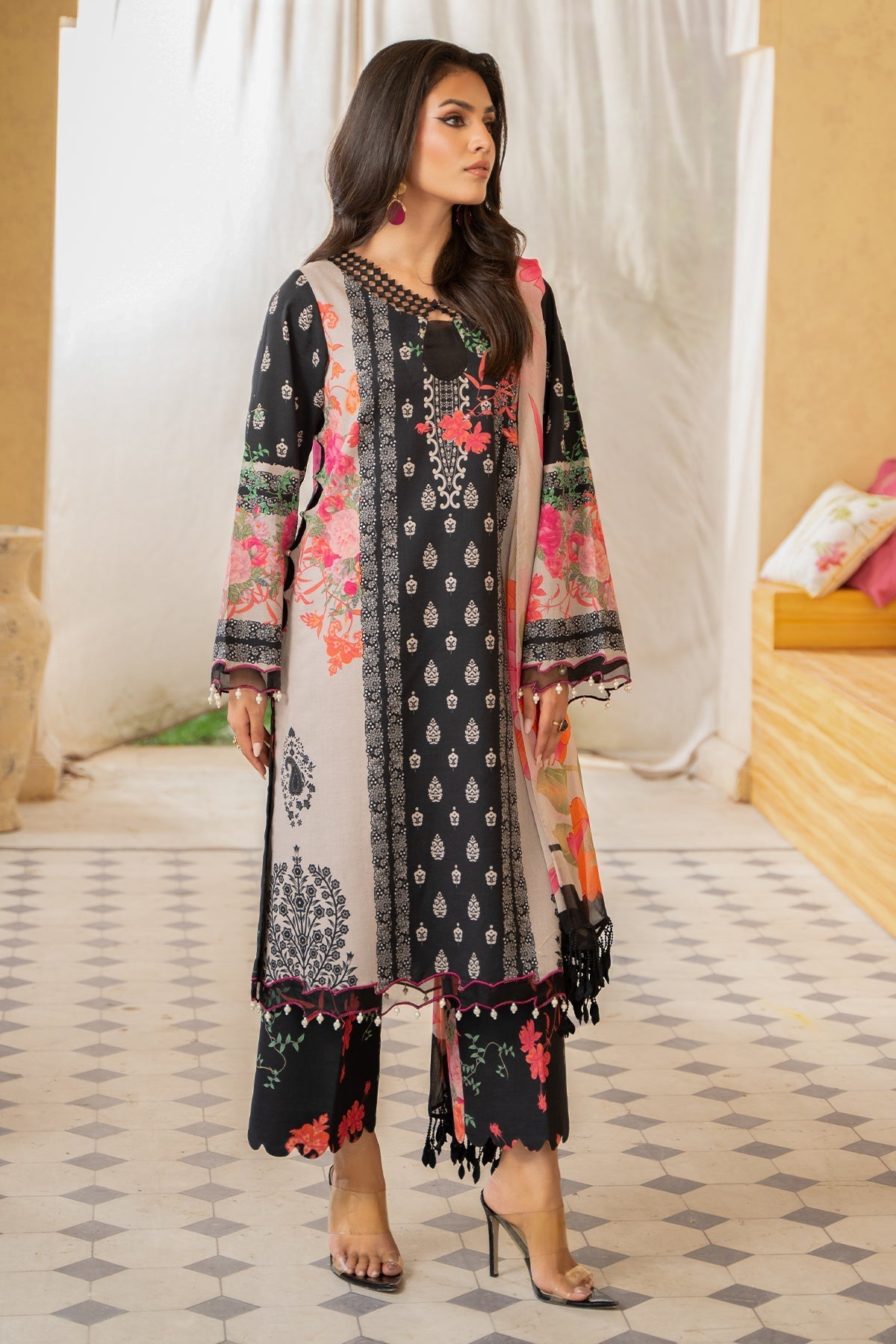 Charizma | Lawn Collection 24 | AS4-49 - Official Charizma stockist in UK - Sakeena London