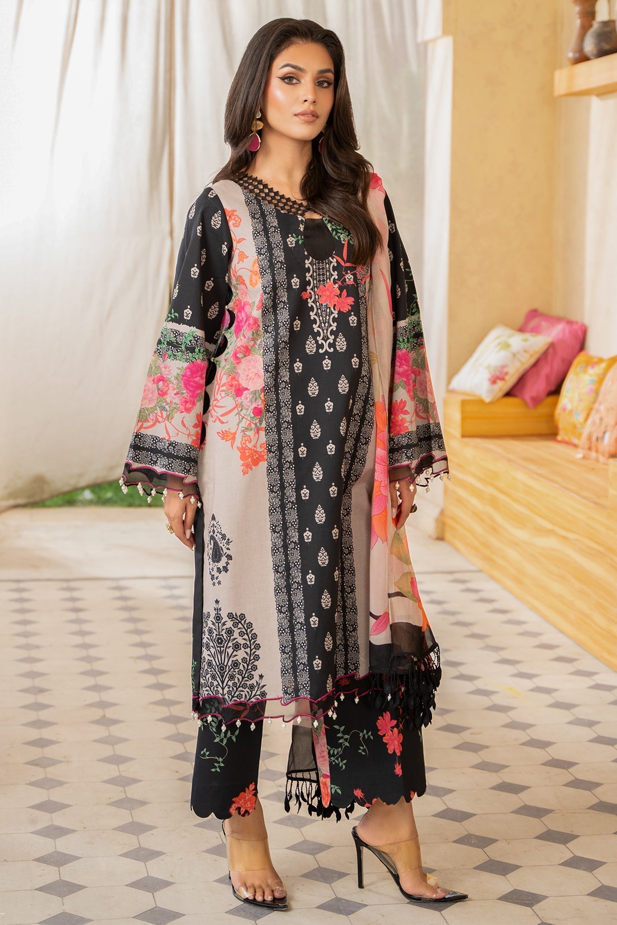 Charizma | Lawn Collection 24 | AS4-49 - Official Charizma stockist in UK - Sakeena London