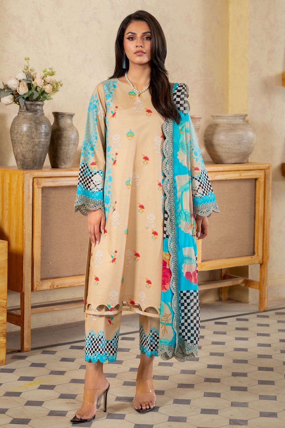 Charizma | Lawn Collection 24 | AS4-43 - Official Charizma stockist in UK - Sakeena London
