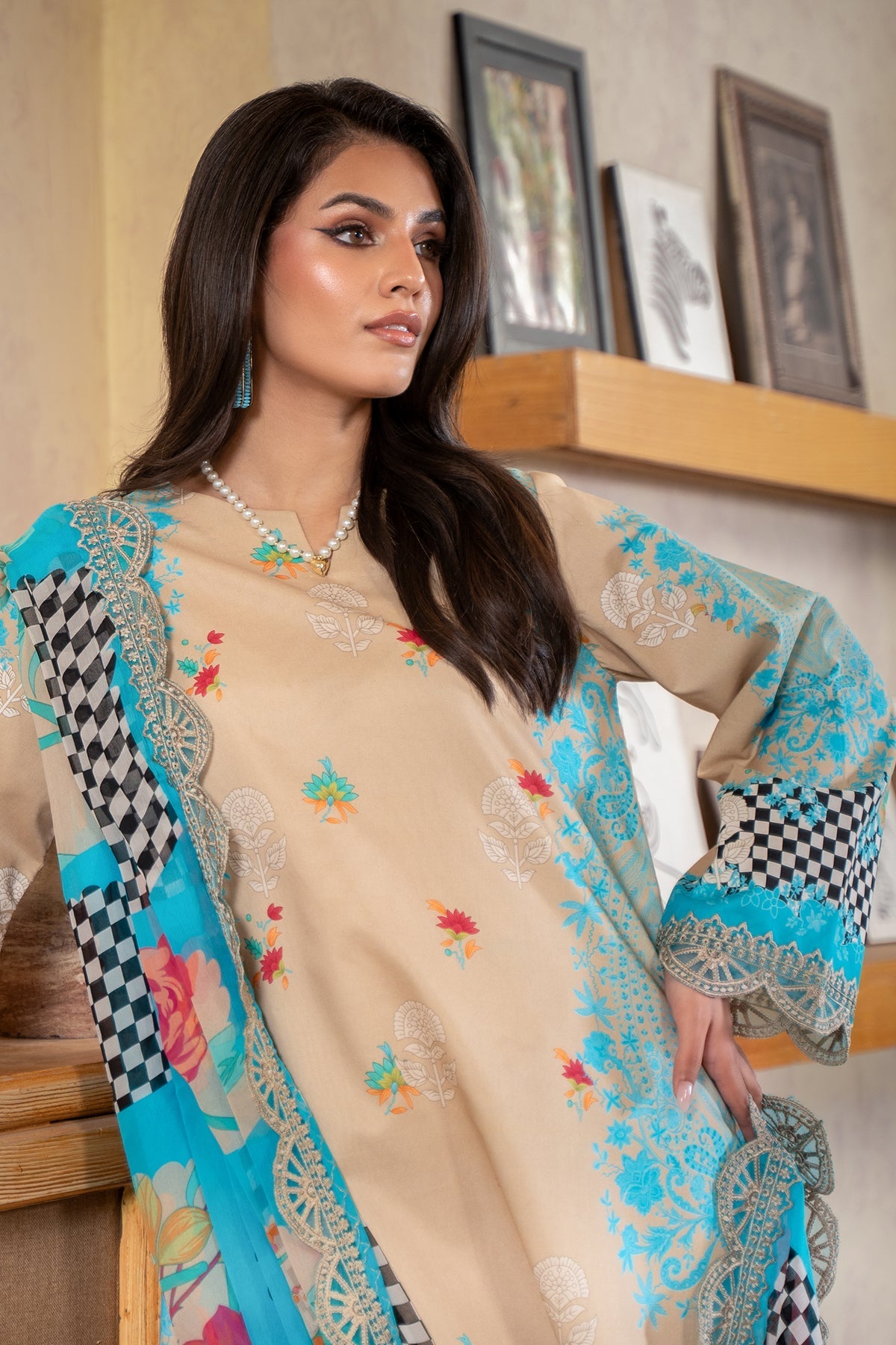 Charizma | Lawn Collection 24 | AS4-43 - Official Charizma stockist in UK - Sakeena London