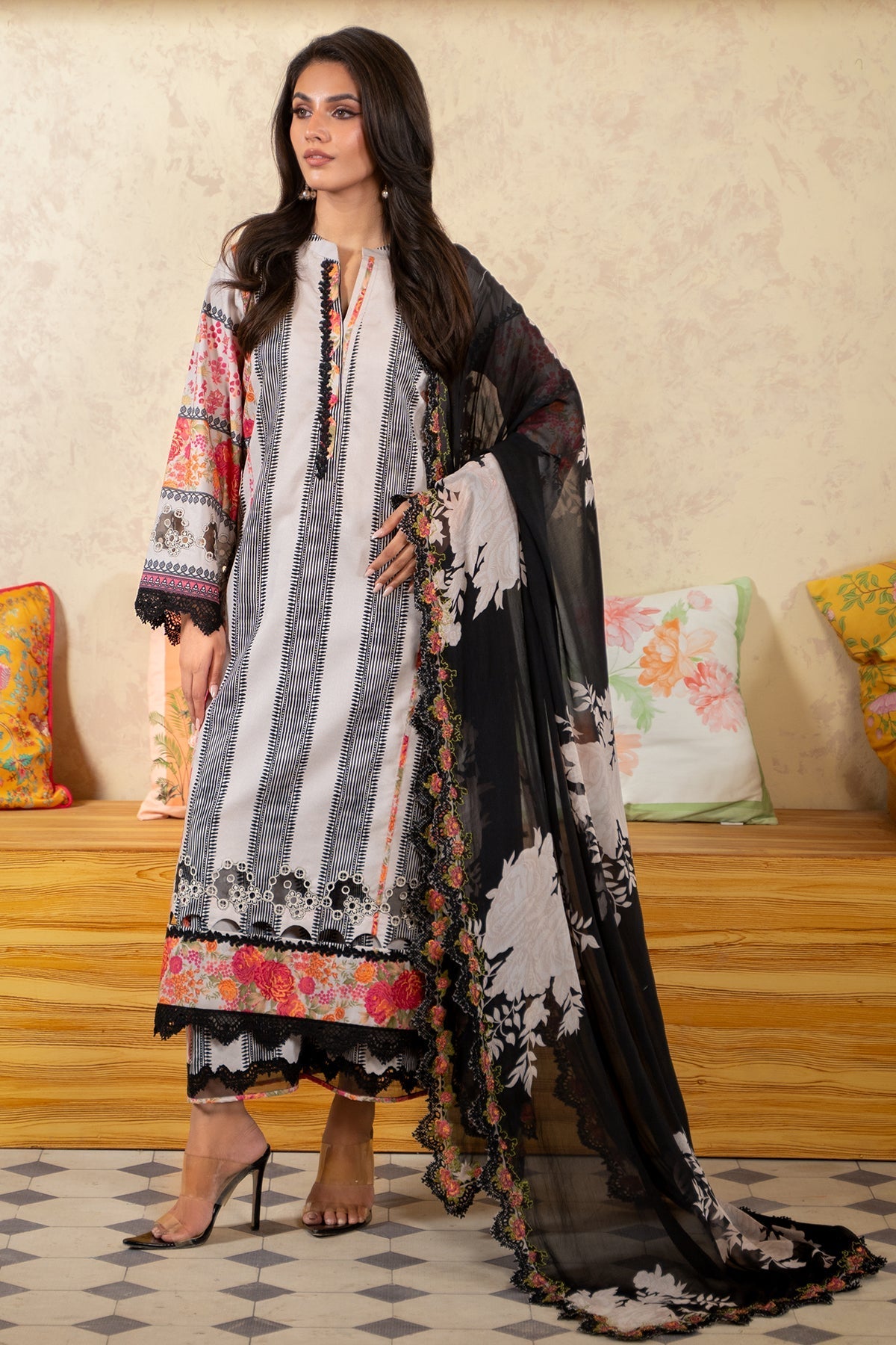 Charizma | Lawn Collection 24 | AS4-35 - Official Charizma stockist in UK - Sakeena London