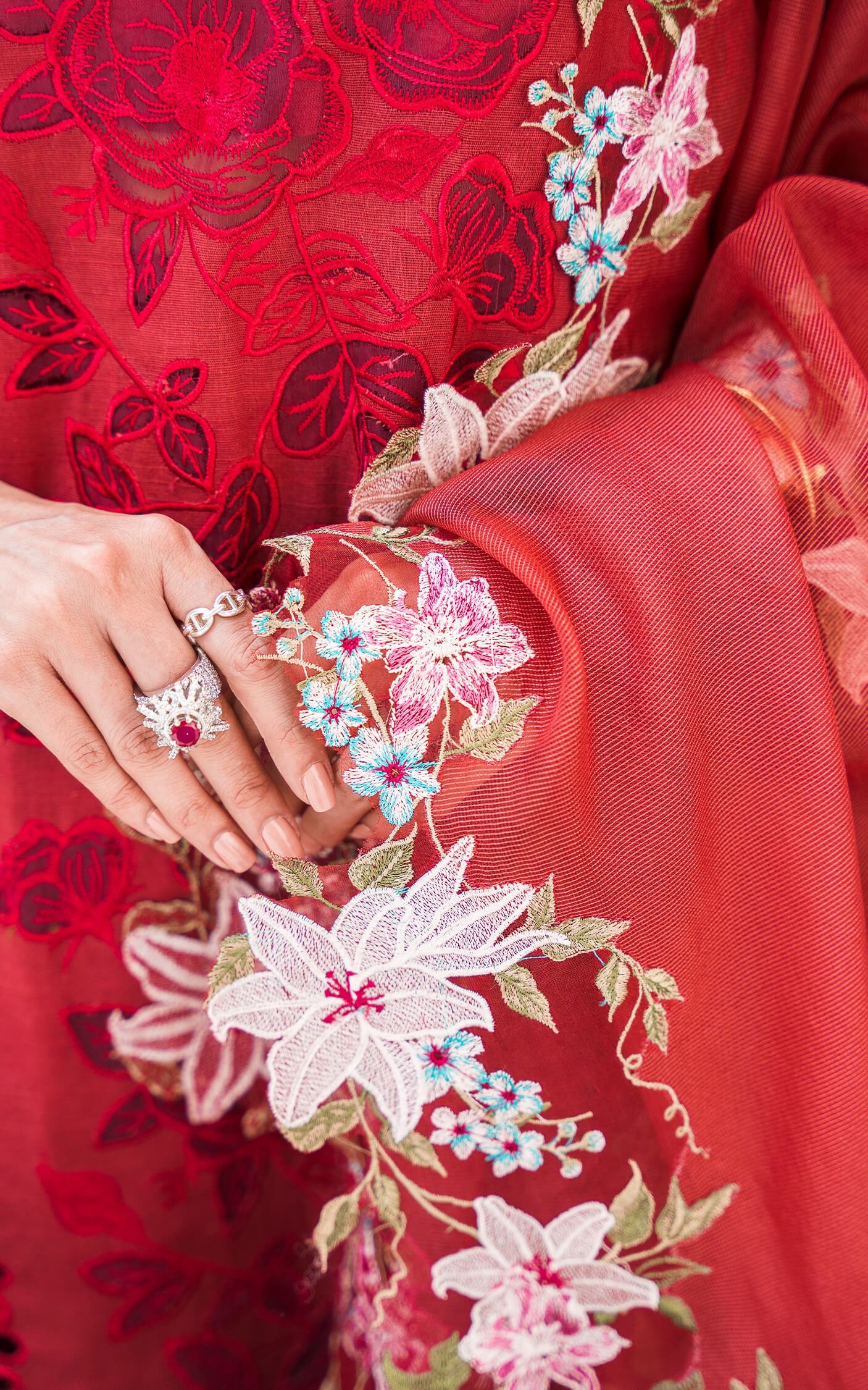Asifa and Nabeel | Luxury Winter 24 | ROUGE WL-08 - Official Asifa and Nabeel stockist in UK - Sakeena London