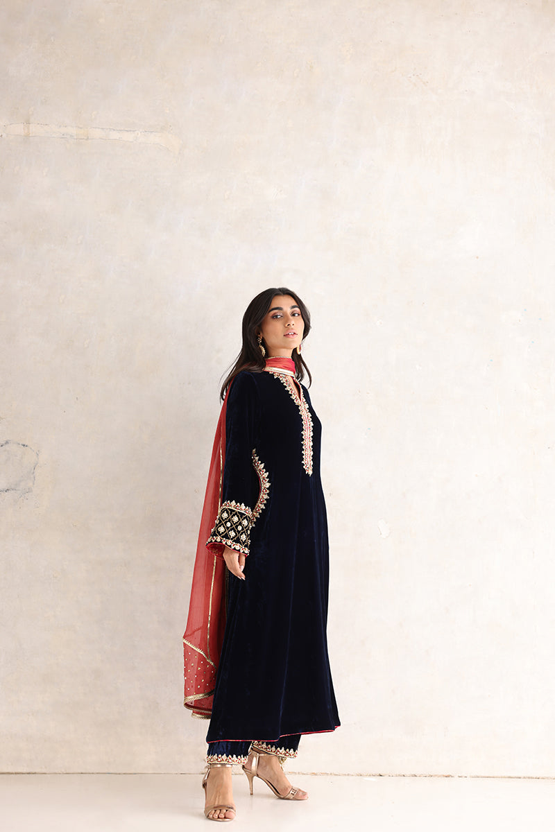 Sana Abbas | Velvet Formals | RAINA - Official Sana Abbas stockist in UK - Sakeena London