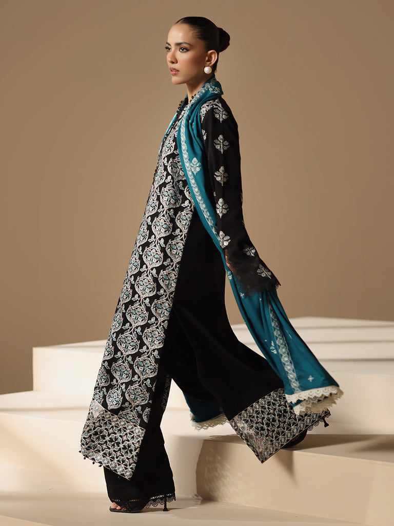 Rajbari | Nissa Embroidered Shawl | Embroidered Shawl Series 04 - Official Rajbari stockist in UK - Sakeena London