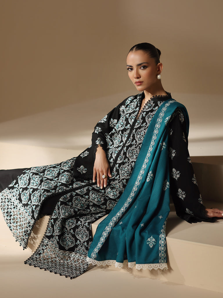Rajbari | Nissa Embroidered Shawl | Embroidered Shawl Series 04 - Official Rajbari stockist in UK - Sakeena London