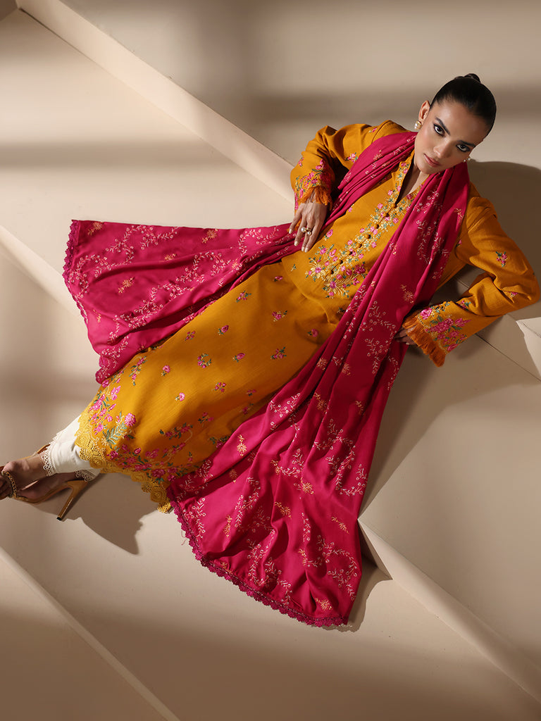 Rajbari | Nissa Embroidered Shawl | Embroidered Shawl Series 12 - Official Rajbari stockist in UK - Sakeena London
