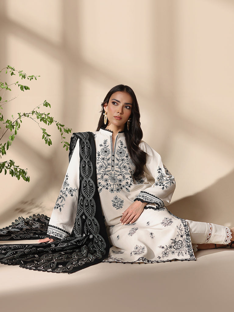 Rajbari | Nissa Embroidered Shawl | Embroidered Shawl Series 08 - Official Rajbari stockist in UK - Sakeena London