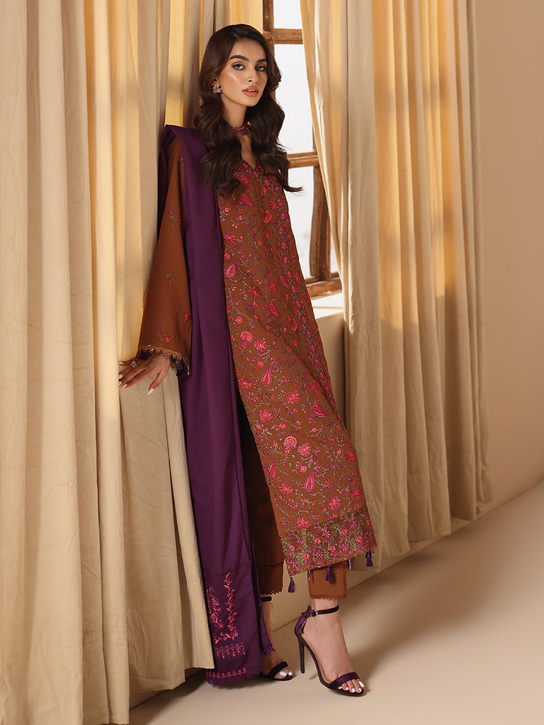 Rajbari | Nissa Embroidered Shawl | Embroidered Shawl Series 09 - Official Rajbari stockist in UK - Sakeena London