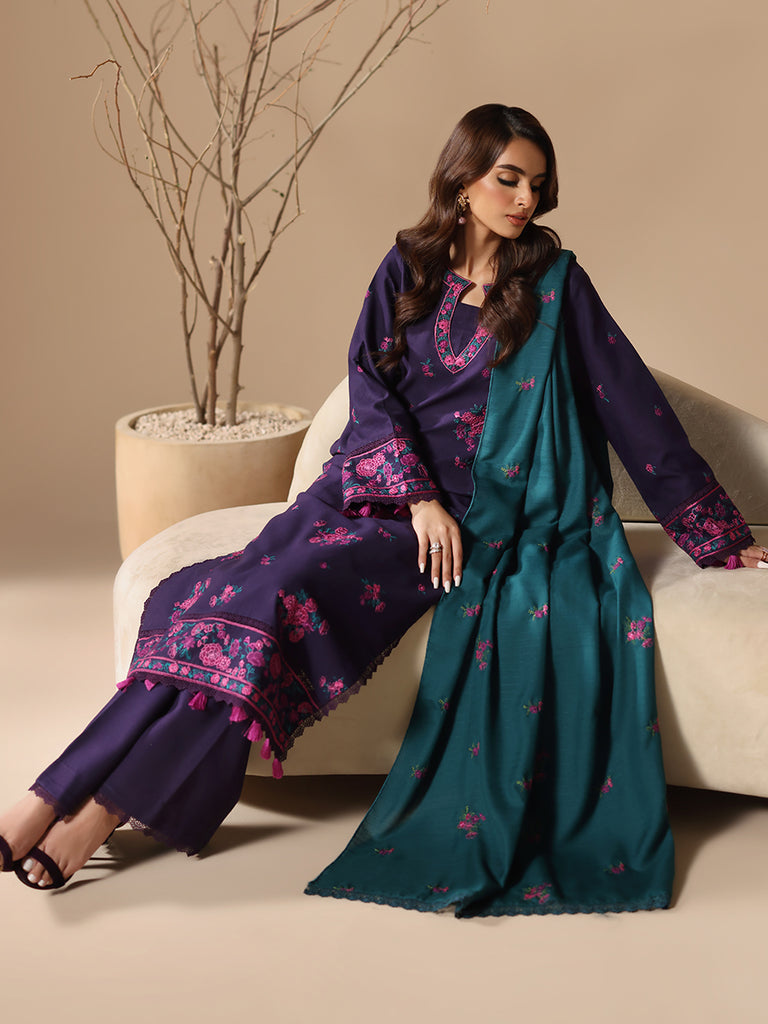 Rajbari | Nissa Embroidered Shawl | Embroidered Shawl Series 06 - Official Rajbari stockist in UK - Sakeena London