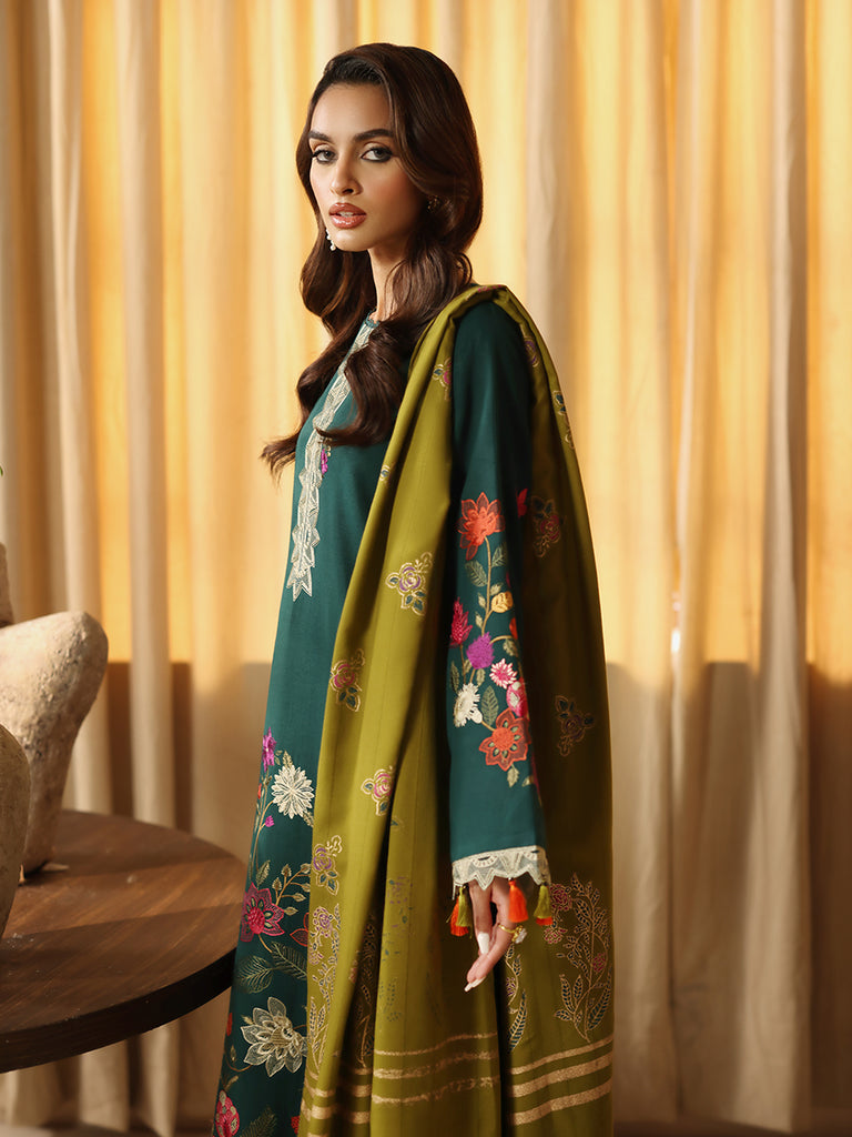 Rajbari | Nissa Embroidered Shawl | Embroidered Shawl Series 11 - Official Rajbari stockist in UK - Sakeena London