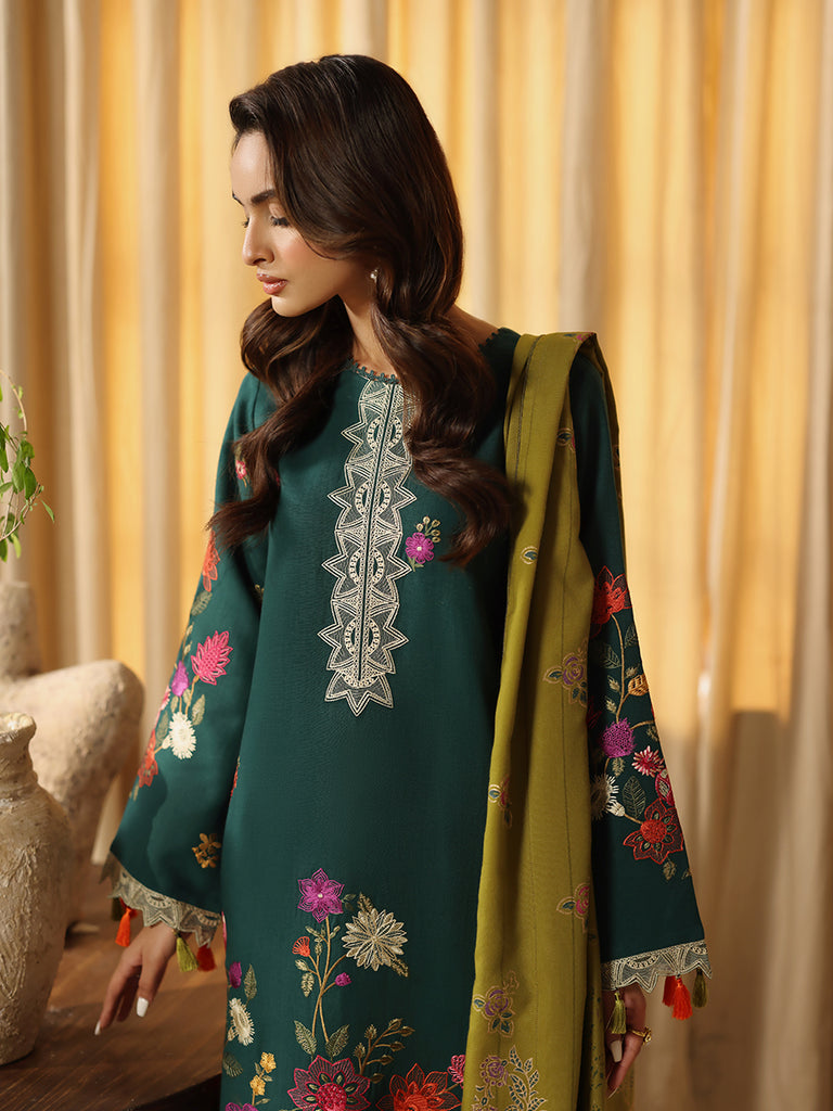 Rajbari | Nissa Embroidered Shawl | Embroidered Shawl Series 11 - Official Rajbari stockist in UK - Sakeena London