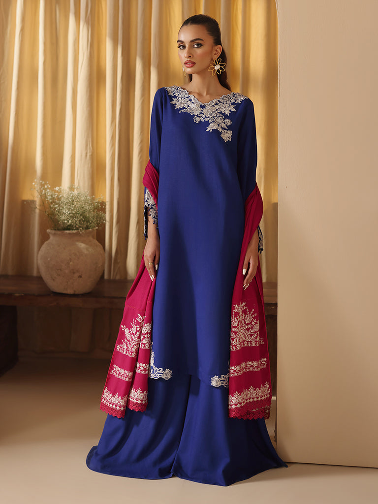 Rajbari | Nissa Embroidered Shawl | Embroidered Shawl Series 14 - Official Rajbari stockist in UK - Sakeena London