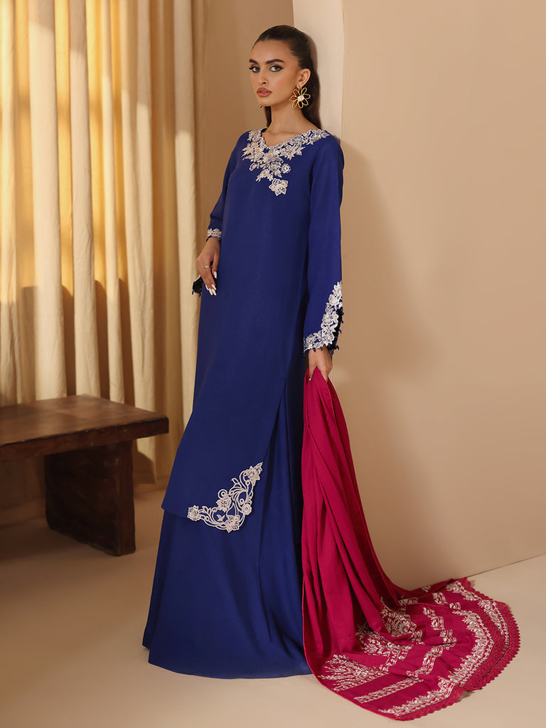 Rajbari | Nissa Embroidered Shawl | Embroidered Shawl Series 14 - Official Rajbari stockist in UK - Sakeena London