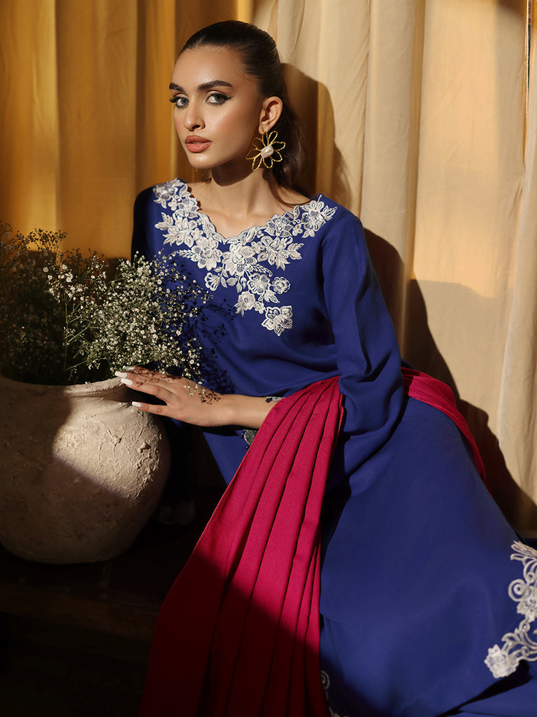 Rajbari | Nissa Embroidered Shawl | Embroidered Shawl Series 14 - Official Rajbari stockist in UK - Sakeena London