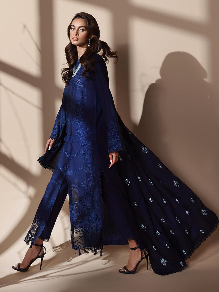 Rajbari | Nissa Embroidered Shawl | Embroidered Shawl Series 01 - Official Rajbari stockist in UK - Sakeena London