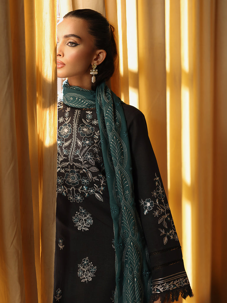Rajbari | Nissa Embroidered Shawl | Embroidered Shawl Series 13 - Official Rajbari stockist in UK - Sakeena London