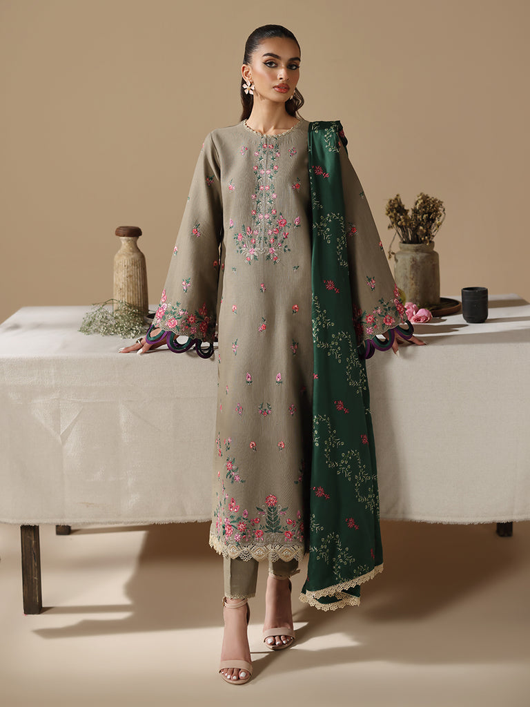 Rajbari | Nissa Embroidered Shawl | Embroidered Shawl Series 05 - Official Rajbari stockist in UK - Sakeena London