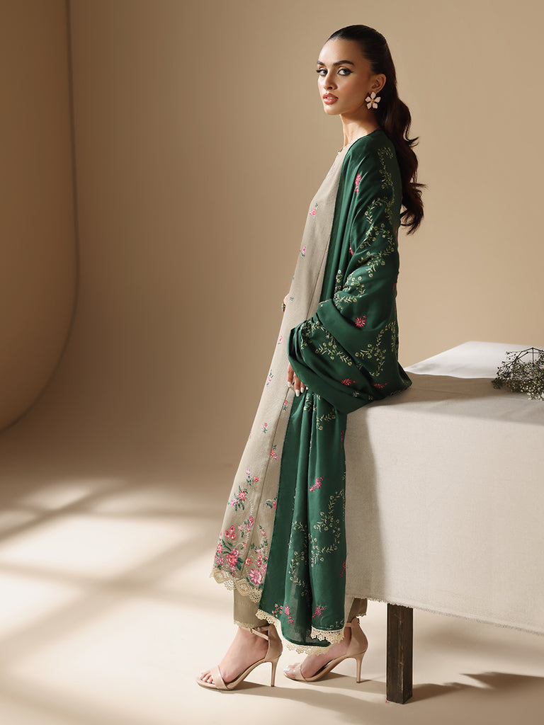 Rajbari | Nissa Embroidered Shawl | Embroidered Shawl Series 05 - Official Rajbari stockist in UK - Sakeena London