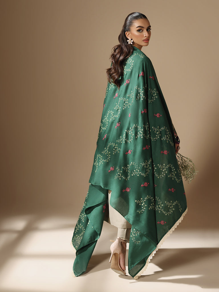 Rajbari | Nissa Embroidered Shawl | Embroidered Shawl Series 05 - Official Rajbari stockist in UK - Sakeena London