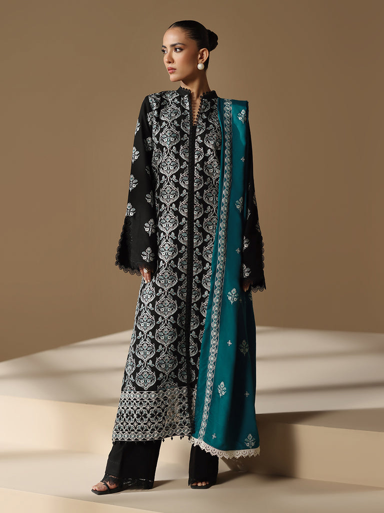 Rajbari | Nissa Embroidered Shawl | Embroidered Shawl Series 04 - Official Rajbari stockist in UK - Sakeena London