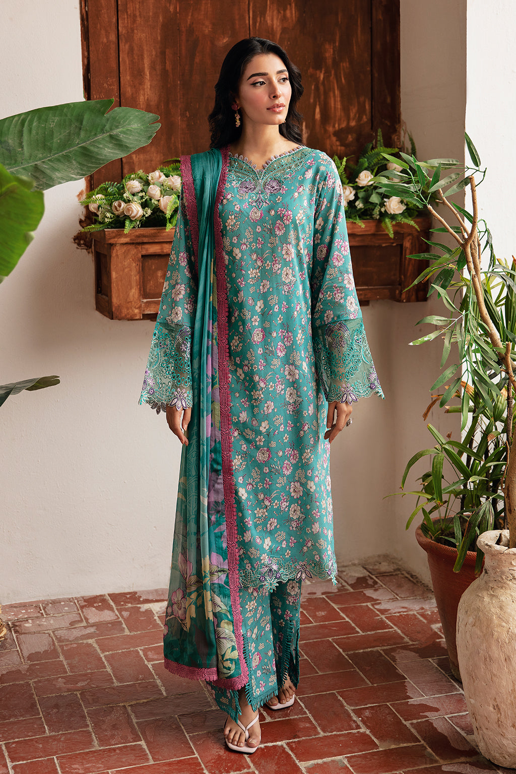 Ramsha | Rangrez Lawn Collection | N-402 - Official Ramsha stockist in UK - Sakeena London