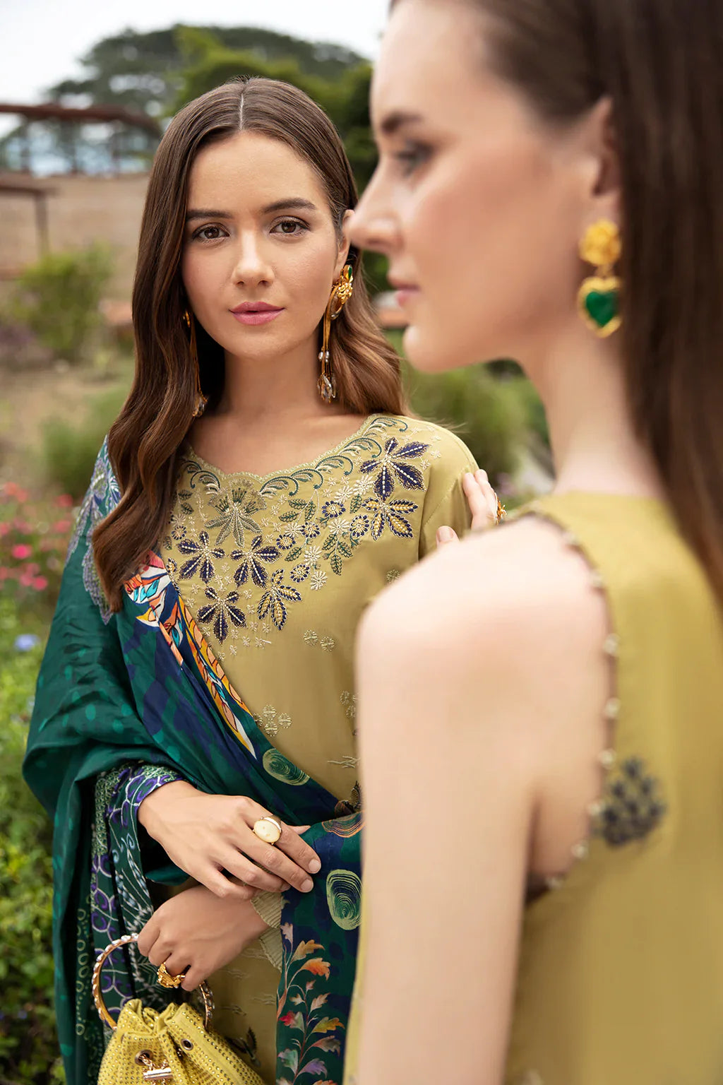 Ramsha | Andaz Collection | OLIVE GREEN - Official Ramsha stockist in UK - Sakeena London
